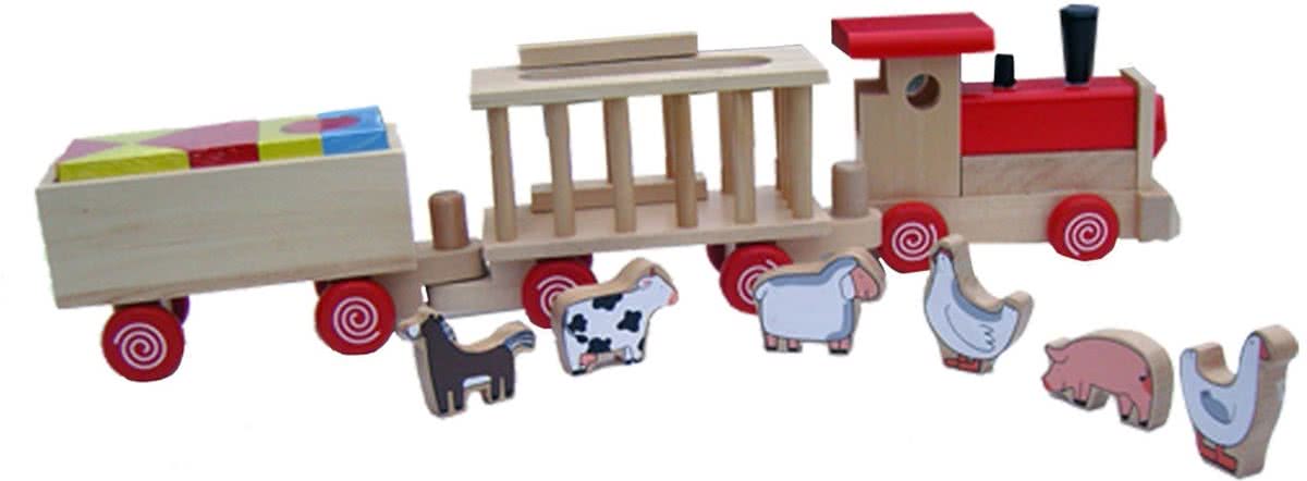 Houten Trein 3-delig